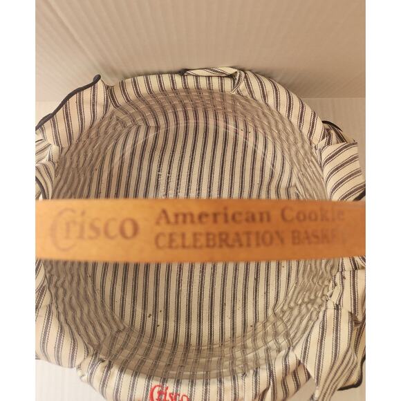 Longaberger1992 Crisco American Cookie Celebration Basket/Liner/Protector - Picture 2 of 3